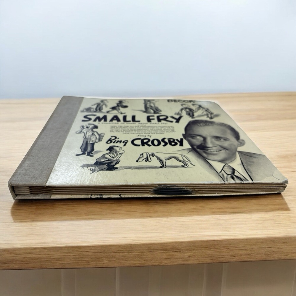Bing Crosby 78 RPM 10" Album Set Decca Records #202 Small Fry (5 Blue Label)